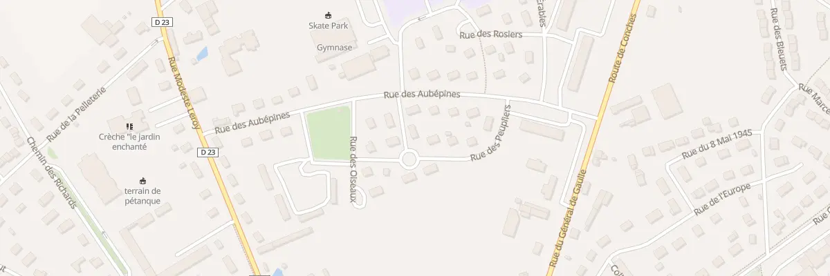 Plan du 157 Rue des Peupliers à Breteuil