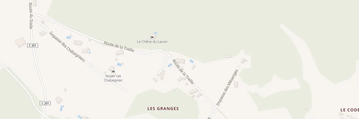 Plan du 284 Rte de la Treille à Mauzens-et-Miremont