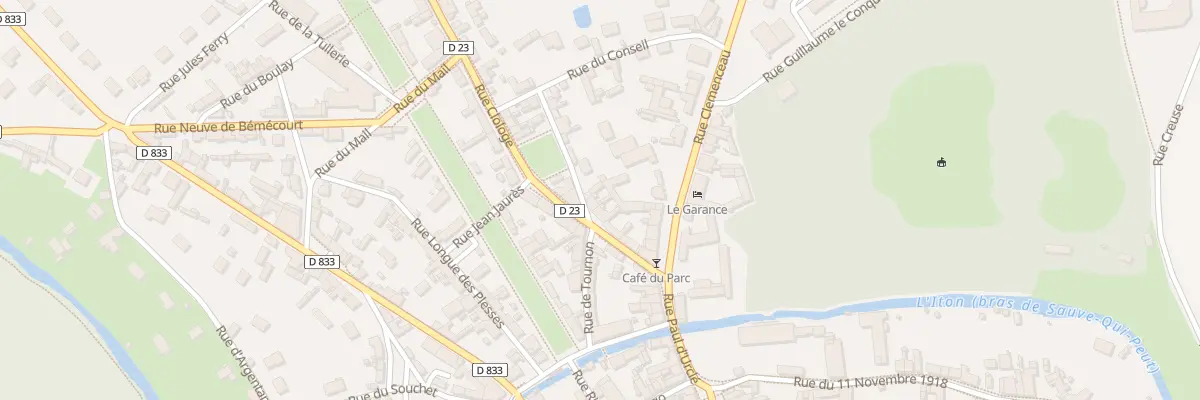 Plan du 10 Rue des Jardinets à Breteuil