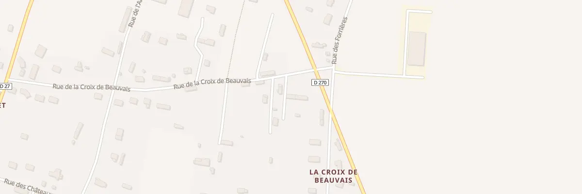 Plan du 446 Rue de la Croix de Beauvais à Greuville