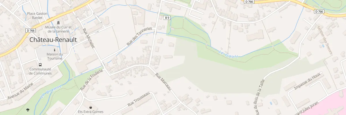 Plan du 19 Rue Ernest Bellanger à Château-Renault