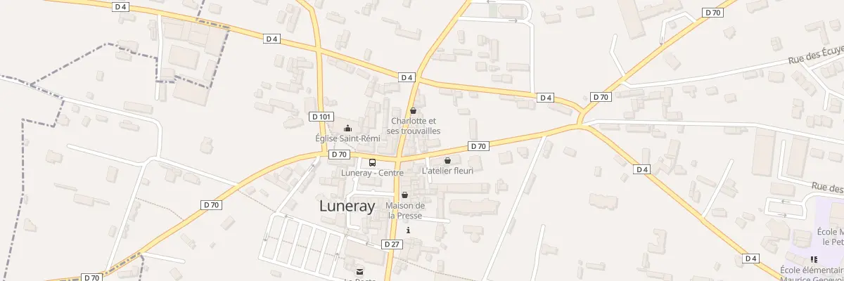 Plan du 3 Rue de la Porte Rouge à Luneray