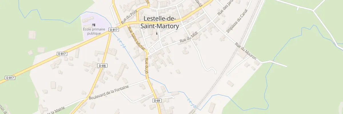 Plan du 3 Pl du 19 Mars 1962 à Lestelle-de-Saint-Martory