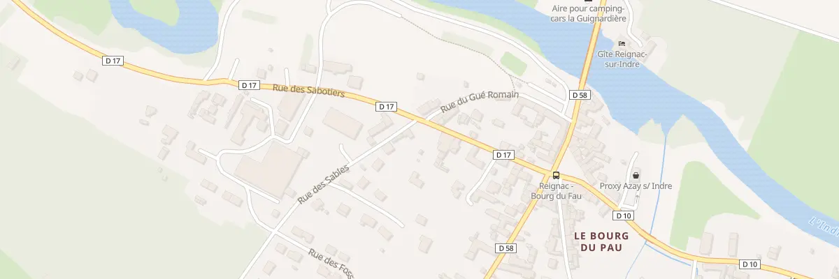 Plan du 15 Rue des Sabotiers à Reignac-sur-Indre