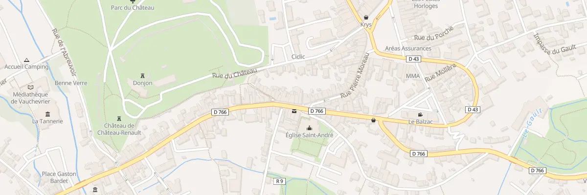 Plan du 50 Rue de la République à Château-Renault