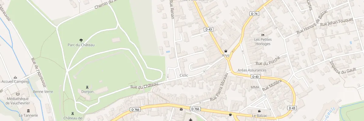 Plan du 22 Rue Renan à Château-Renault
