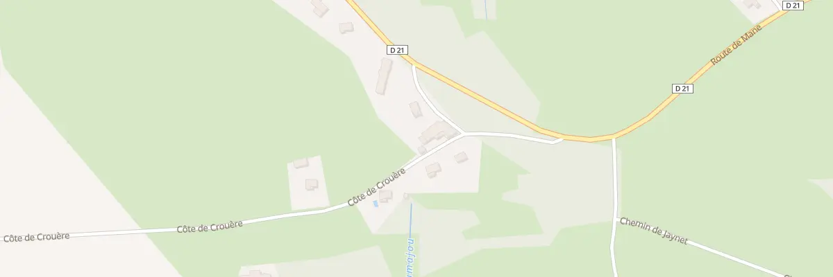 Plan du 30A Touzet à Figarol