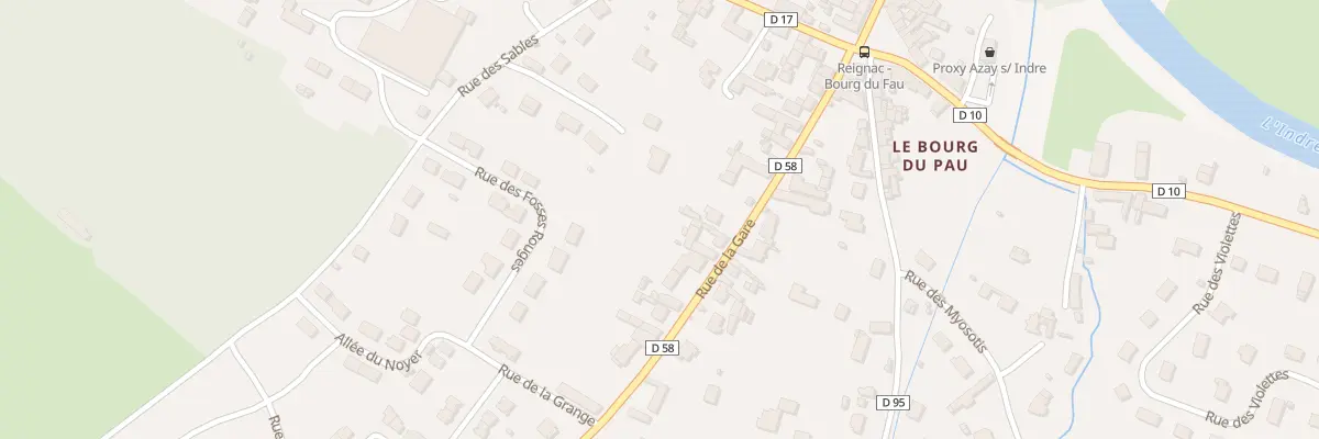 Plan du 24 Rue de la Gare à Reignac-sur-Indre