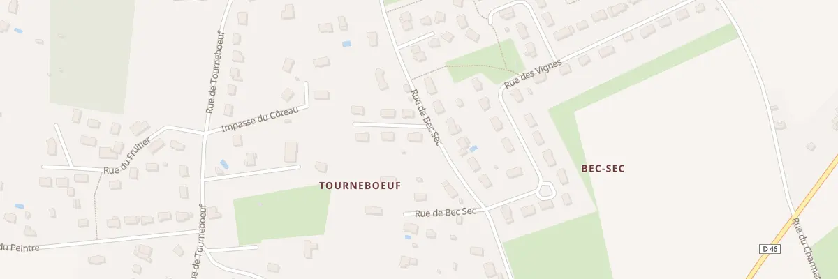 Plan du 2 Imp des Grives à Auzouer-en-Touraine