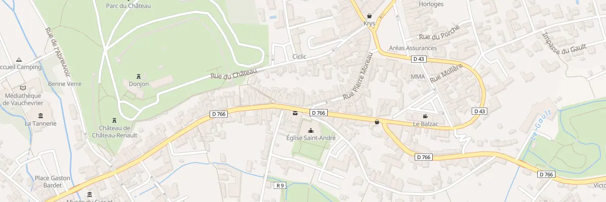 Plan du 46 Rue de la République à Château-Renault
