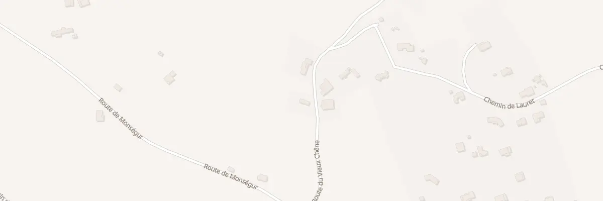 Plan du 660 Rte du Vieux Chêne à Condezaygues