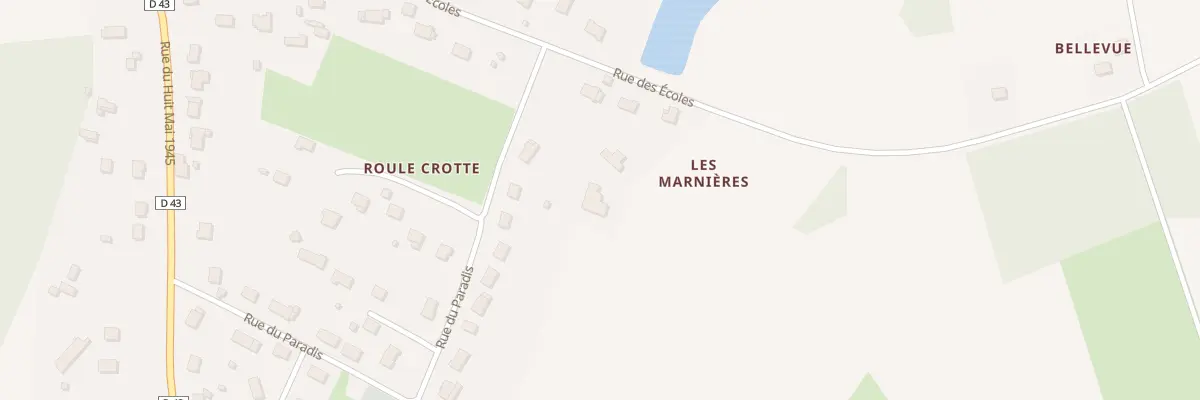 Plan du 5 Rue du Paradis à Neuville-sur-Brenne