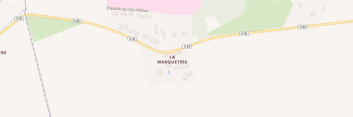 Plan du 1 La Marquetrie à Cigogné
