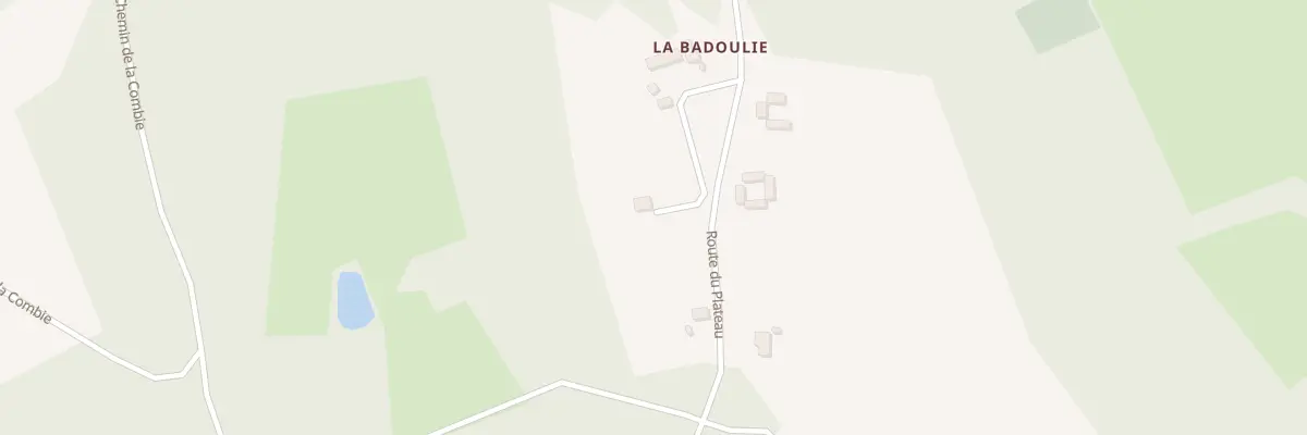 Plan de La Badoulie à Saint-Geyrac