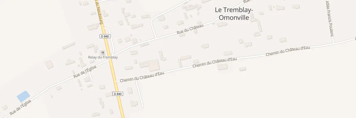 Plan du 6A Rue du Château au Tremblay-Omonville