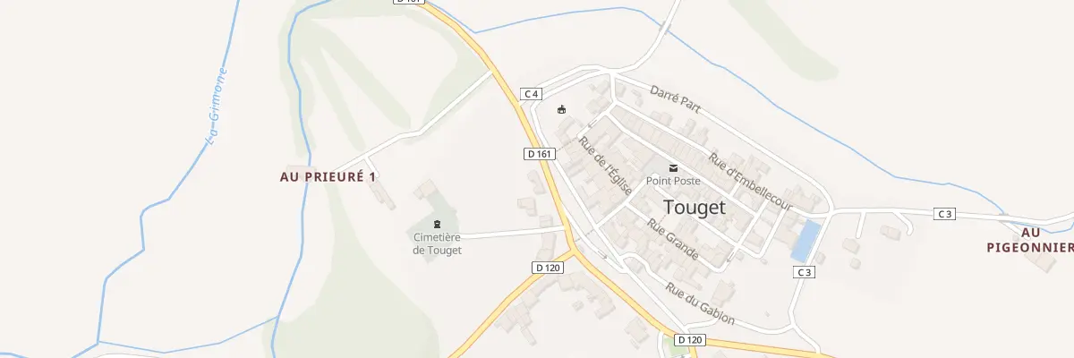 Plan du 71 Rte de Mauvezin à Touget