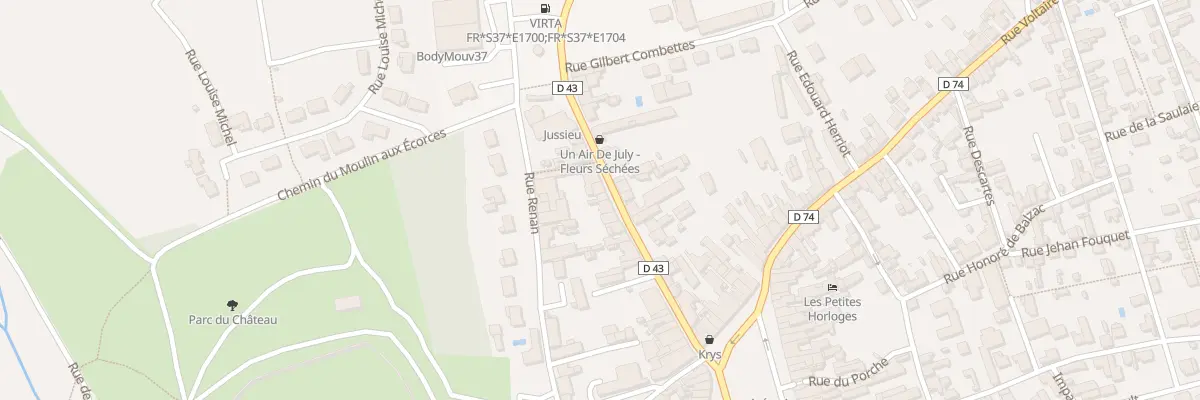 Plan du 29 Rue Gambetta à Château-Renault