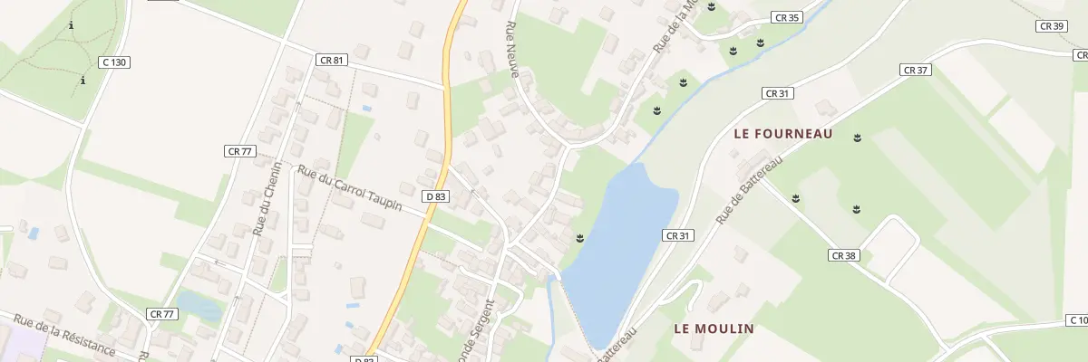 Plan du 1 Rue de la Molardière à Saint-Martin-le-Beau