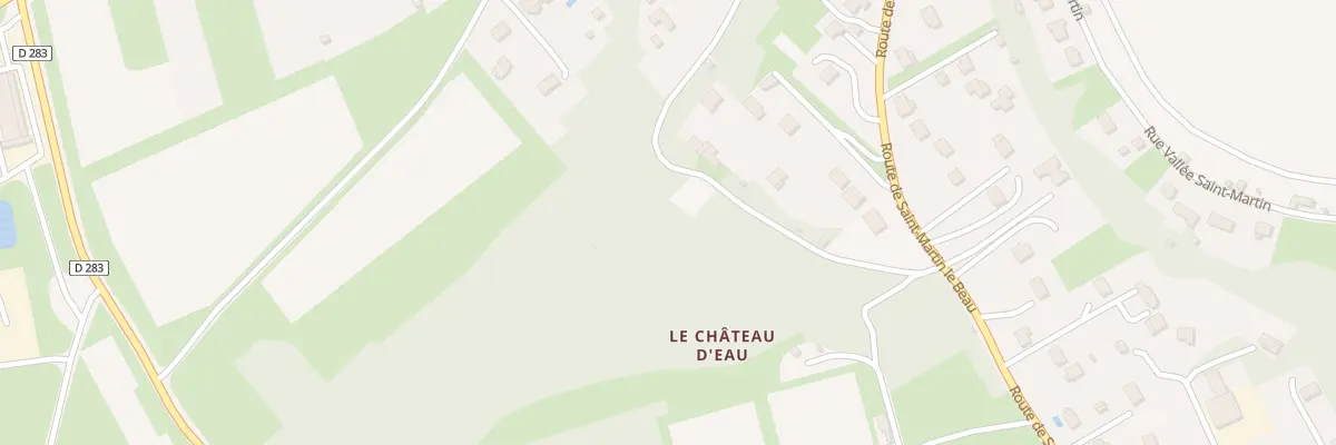 Plan du 300 Le Chateau d’Eau à Lussault-sur-Loire