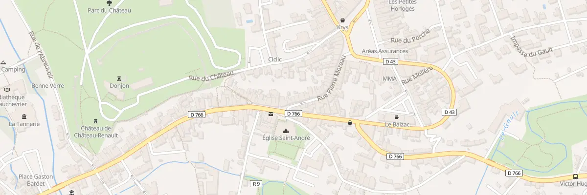Plan du 34 Rue Pierre Moreau à Château-Renault