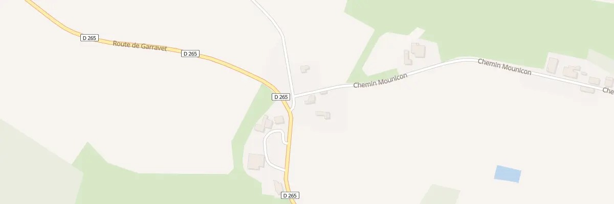 Plan du 40 Che Mounicon à Garravet