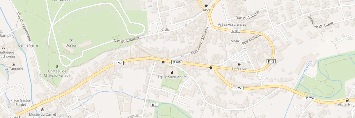 Plan du 40 Rue de la République à Château-Renault
