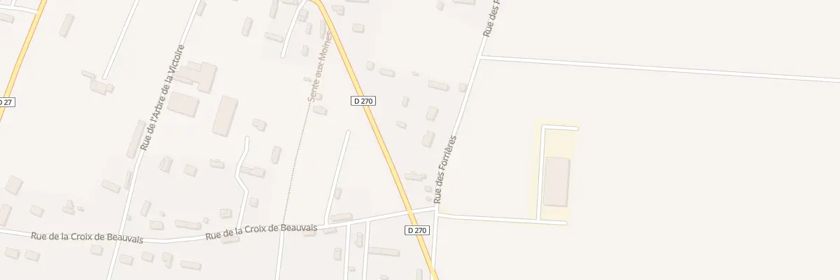Plan du 700 Rue des Forrieres à Greuville