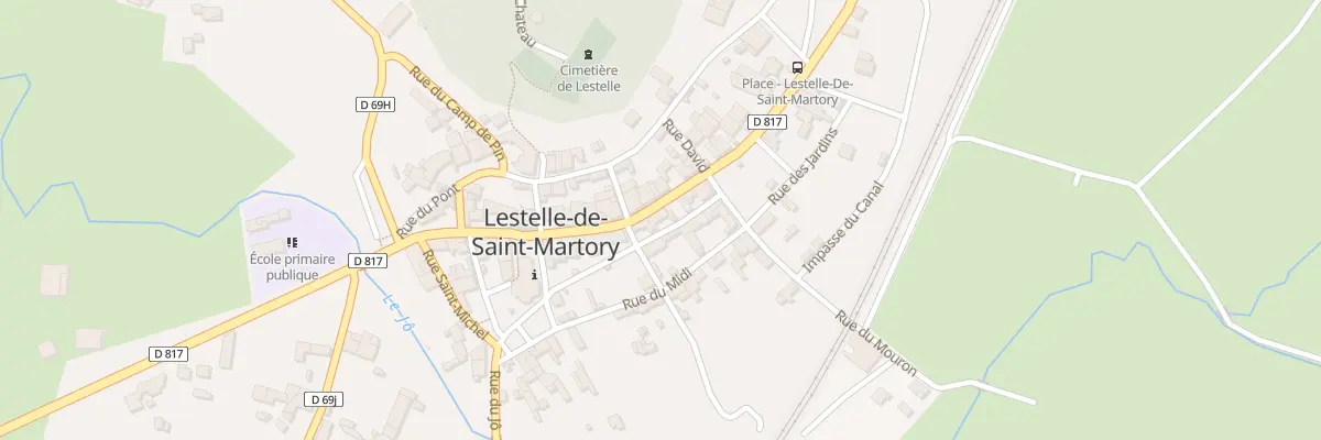 Plan du 4 Rue Notre-Dame à Lestelle-de-Saint-Martory