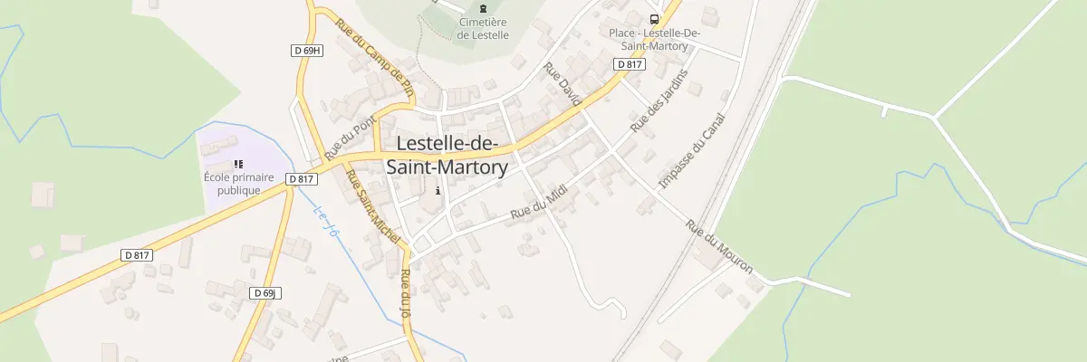 Plan du 6 Rue du Midi à Lestelle-de-Saint-Martory