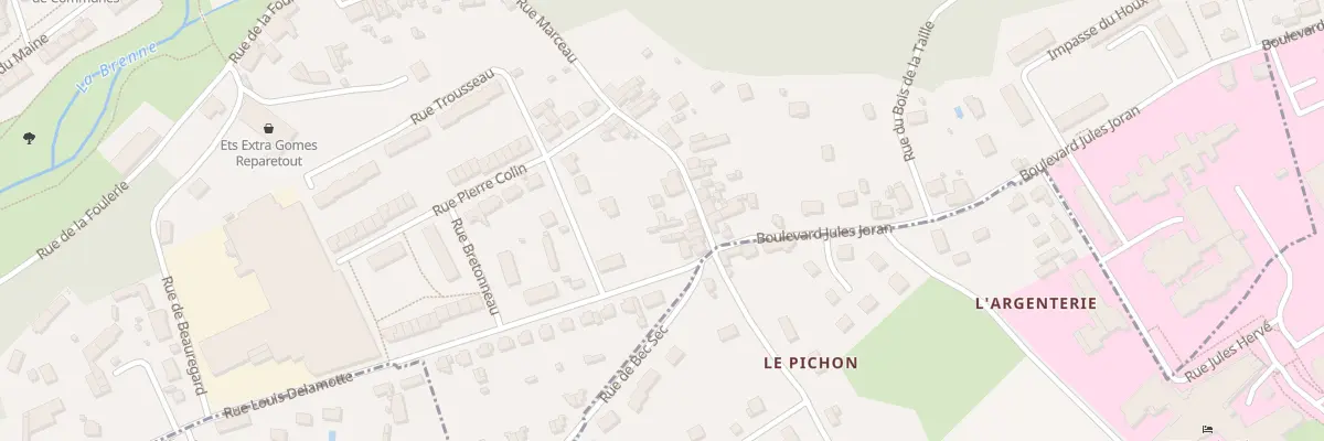 Plan du 26B Rue Marceau à Château-Renault