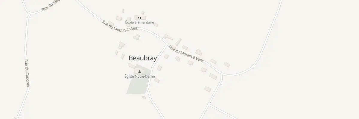 Plan du 4B Rue du Moulin à Vent à Beaubray