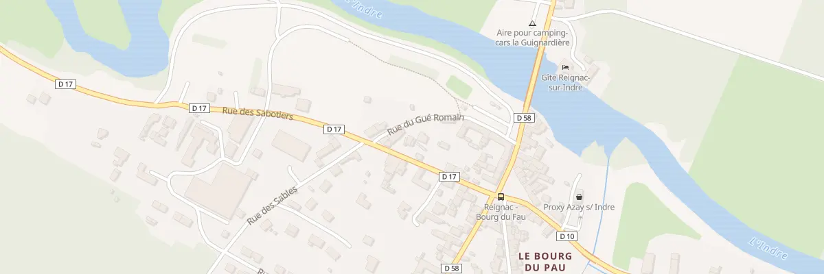 Plan du 20 Rue des Sabotiers à Reignac-sur-Indre