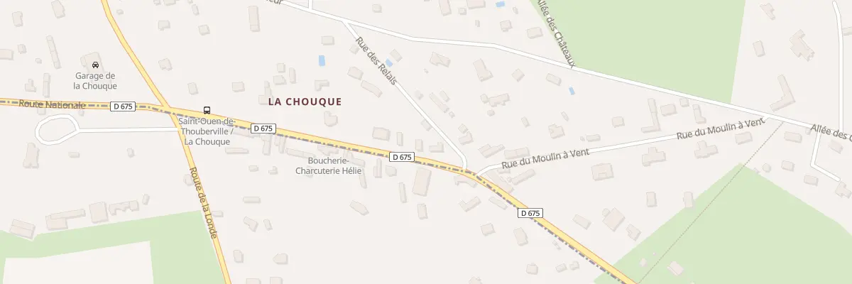 Plan du 44 Rte Départementale 675 à Caumont