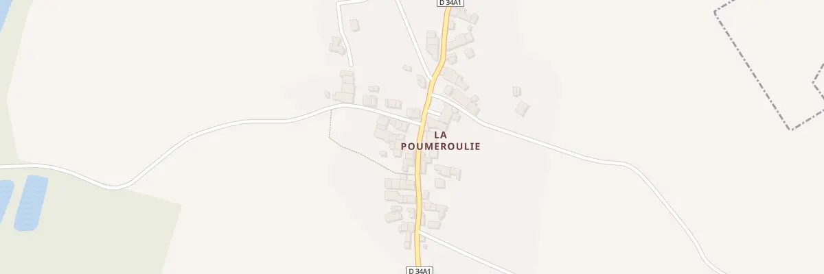 Plan du 1585 Rte de la Pouméroulie à Oradour-sur-Vayres