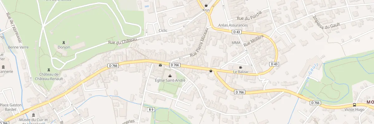 Plan du 36 Rue de la République à Château-Renault