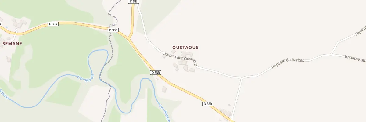 Plan du 40 Oustaous à Laffite-Toupière