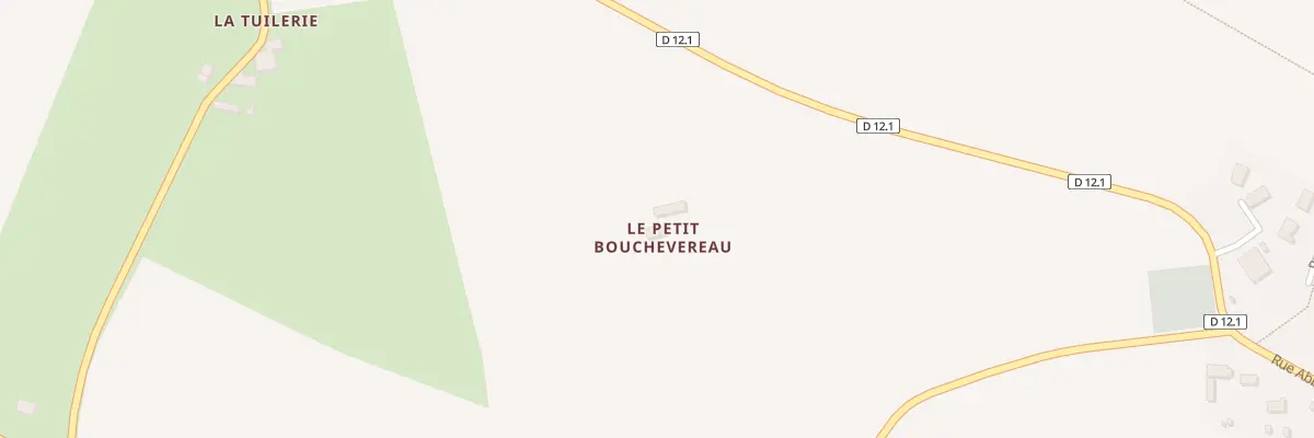 Plan du 1 Le Petit Bouchevereau à Arcisses