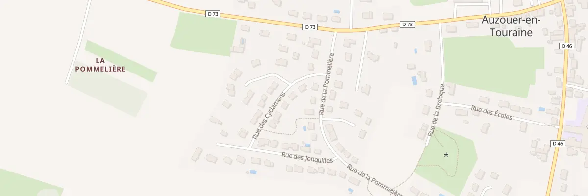Plan du 9 Rue des Cyclamens à Auzouer-en-Touraine