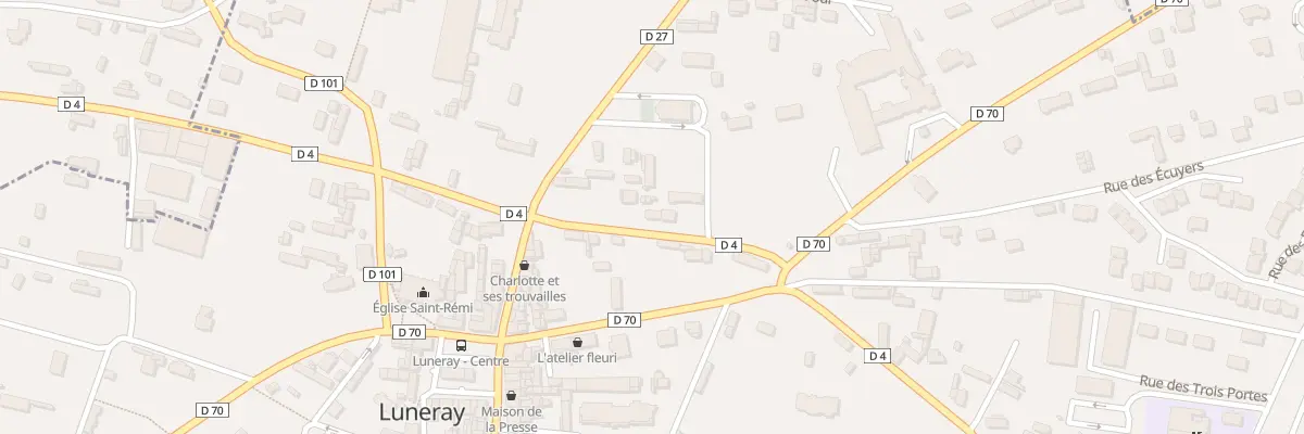 Plan du 8 Rue du Puits à Luneray