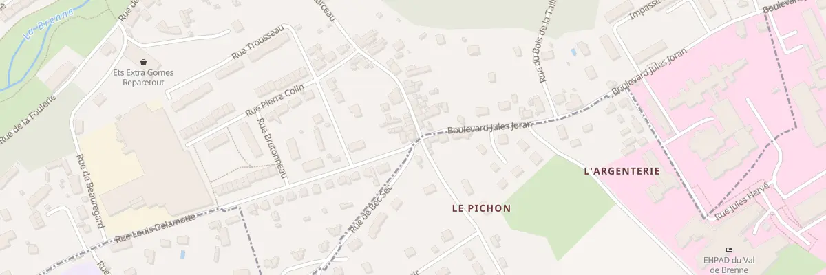 Plan du 36 Rue Marceau à Château-Renault
