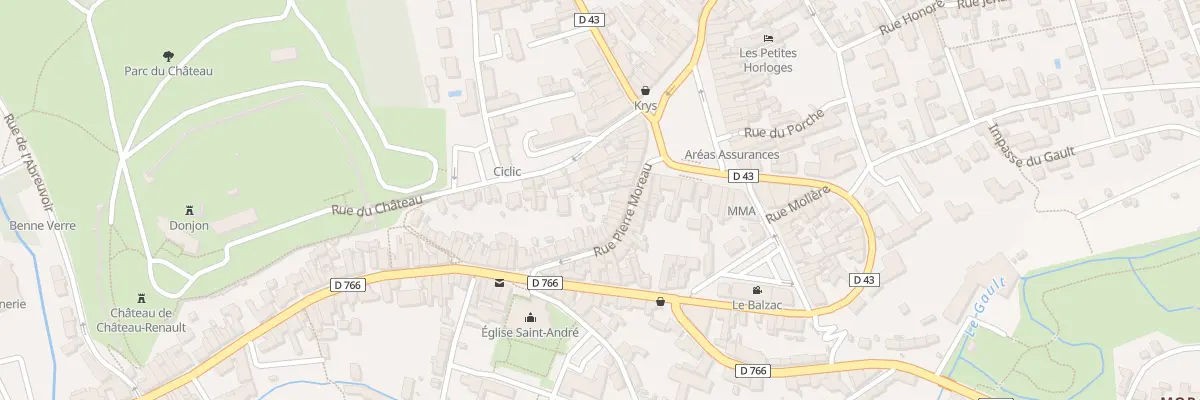 Plan du 8B Rue Pierre Moreau à Château-Renault
