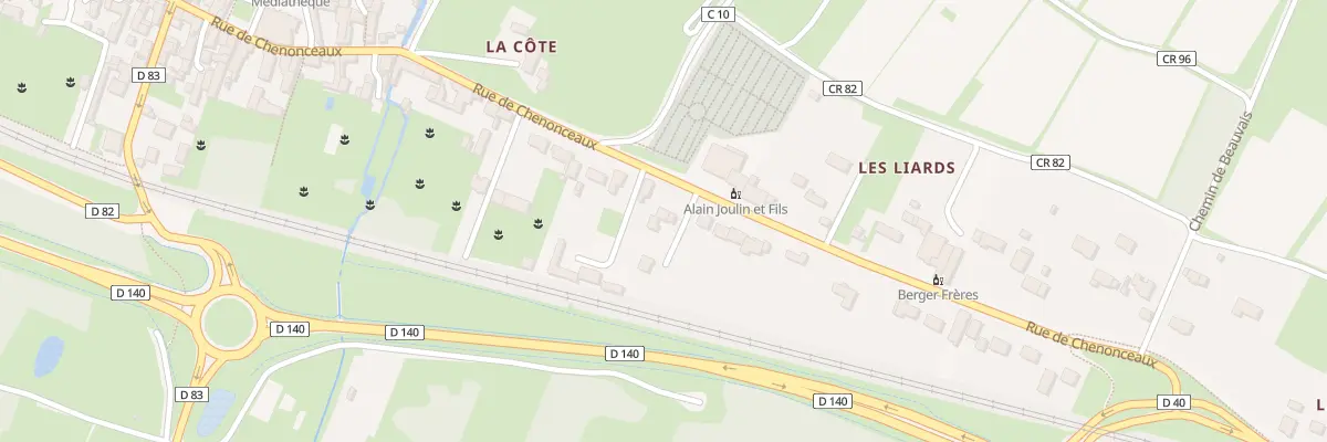 Plan du 56 Rue de Chenonceaux à Saint-Martin-le-Beau
