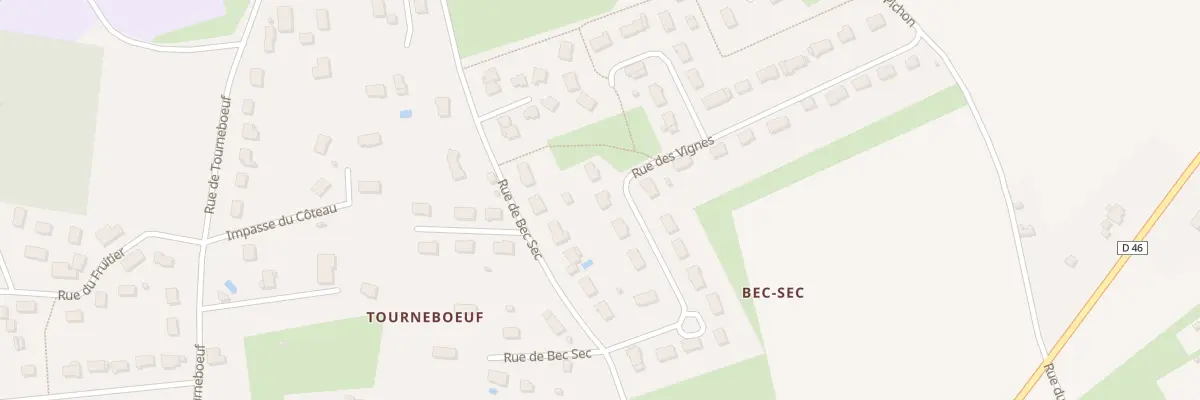 Plan du 8 Rue des Vignes à Auzouer-en-Touraine
