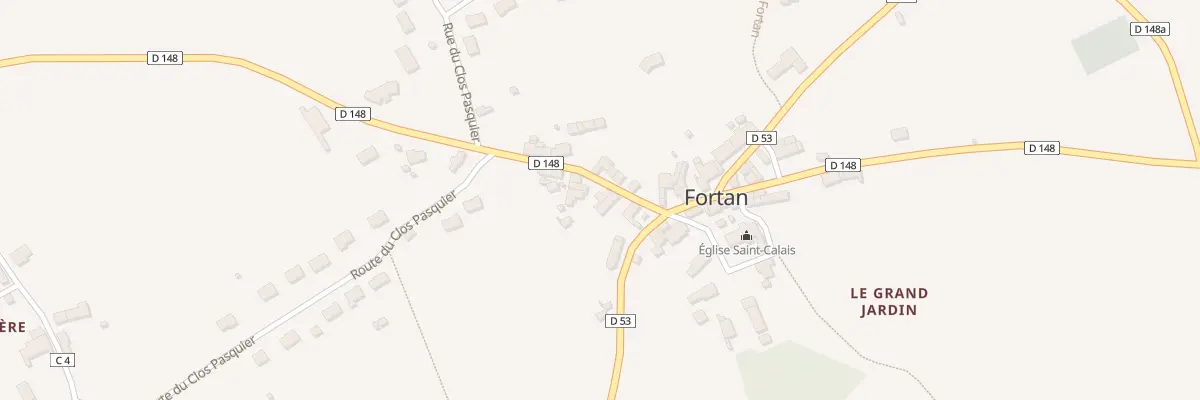 Plan du 23 Le Bourg à Fortan