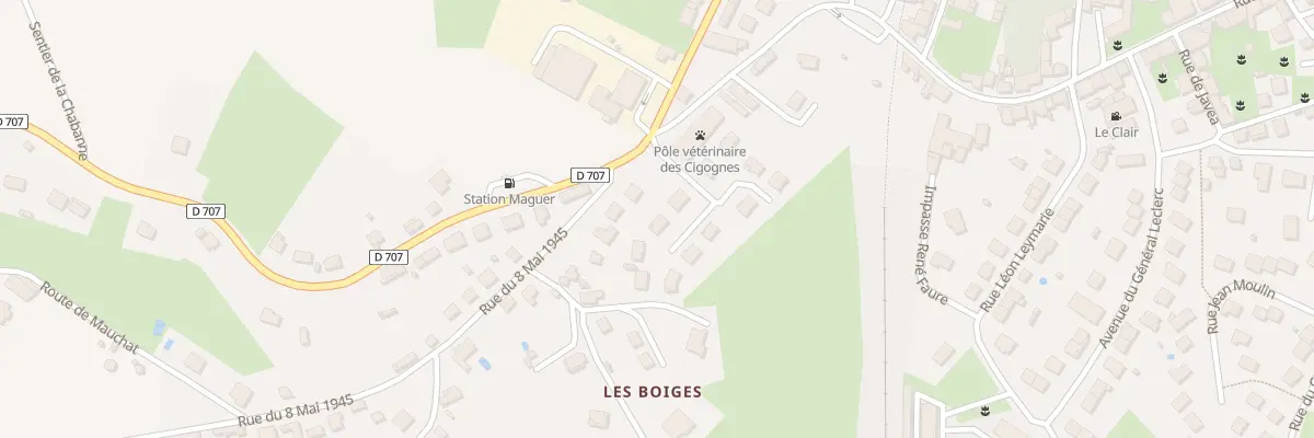 Plan des Boiges Sud à Thiviers