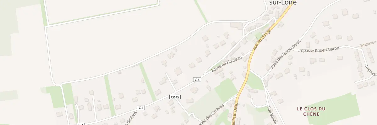 Plan du 6 Rte de Husseau à Lussault-sur-Loire