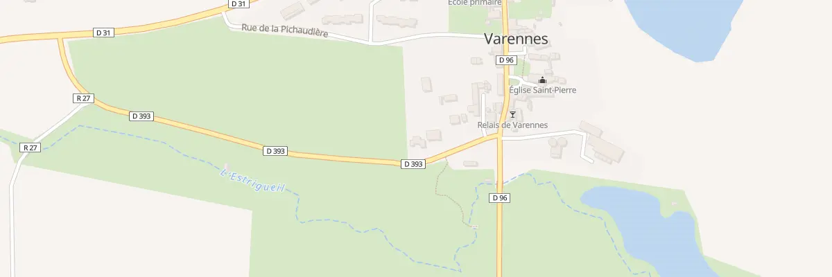 Plan du 8 Rue du Lavoir à Varennes