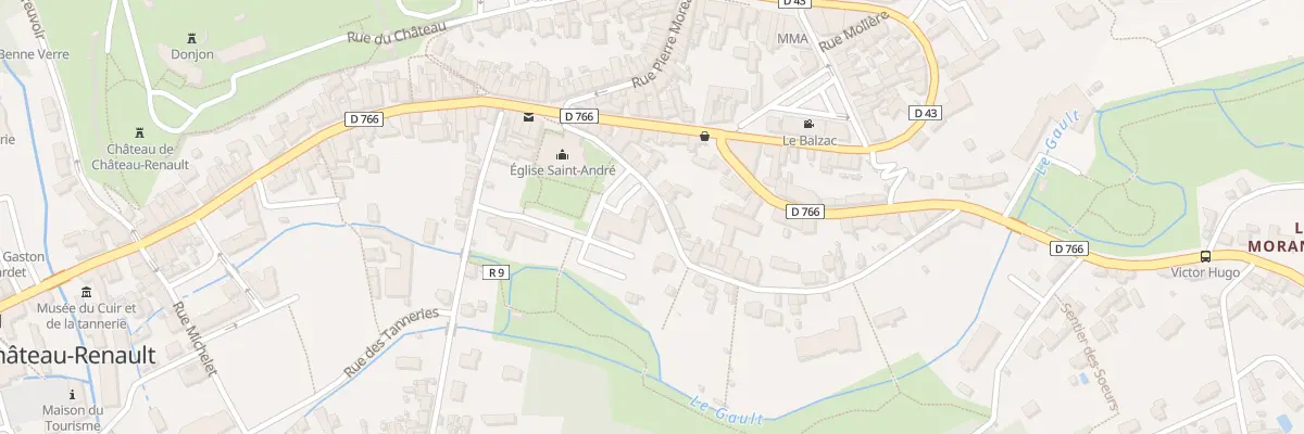 Plan du 10 Rue Martin Gardien à Château-Renault