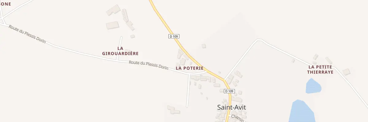 Plan du 34 Rue de la Colline à Couëtron-au-Perche