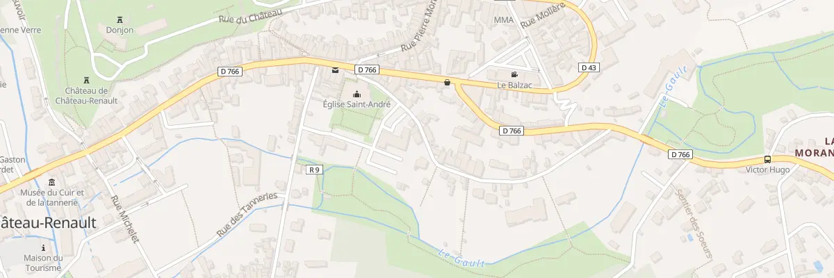 Plan du 12 Rue Martin Gardien à Château-Renault